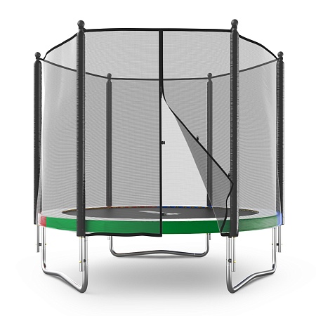 Батут UNIX Line Simple 8 ft (244 см) с внешней защитной сеткой, цветной Батут UNIX Line Simple 8 ft (244 см) с внешней защитной сеткой, цветной