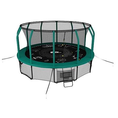 Батут UNIX line SUPREME GAME 12 ft (green) Батут UNIX line SUPREME GAME 12 ft (green)