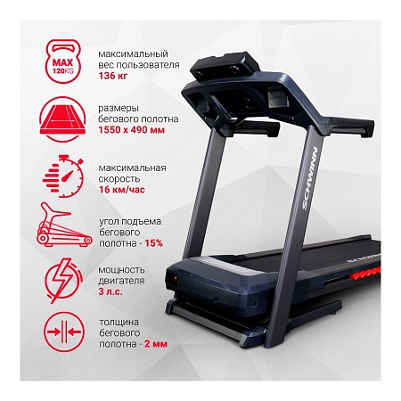 Электрическая беговая дорожка Schwinn 570T (100535)
