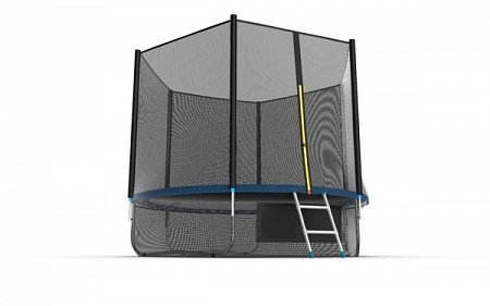 Батут с внешней сеткой и лестницей Evo Jump External 10ft (Blue) + нижняя сетка Батут с внешней сеткой и лестницей Evo Jump External 10ft (Blue) + нижняя сетка
