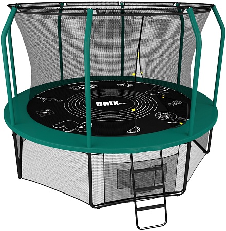 Батут UNIX line SUPREME GAME 8 ft (green) Батут UNIX line SUPREME GAME 8 ft (green)