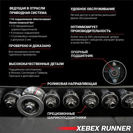 Инерционная беговая дорожка Xebex ACTT-03 Инерционная беговая дорожка Xebex ACTT-03