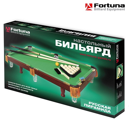 Бильярдный стол Fortuna Русская Пирамида 3фт с комплектом аксессуаров