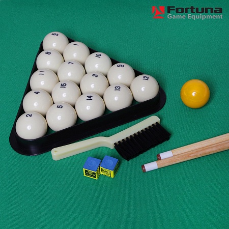 Бильярдный стол Fortuna Hobby BF-630R Русская Пирамида 6фт с комплектом аксессуаров Бильярдный стол Fortuna Hobby BF-630R Русская Пирамида 6фт с комплектом аксессуаров