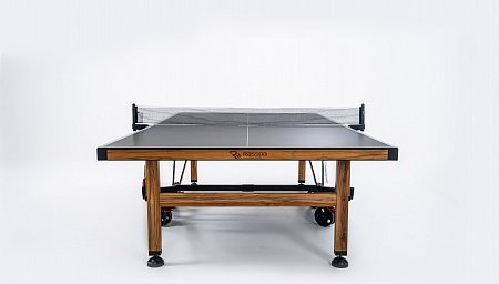 Теннисный стол влагостойкий "Rasson Premium W-760 Teak Outdoor" (274 Х 152.5 Х 76   см ) с сеткой и чехлом