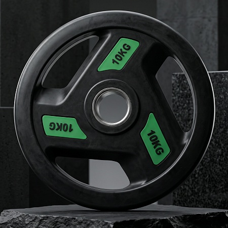 Диск обрезиненный c хватом UNIX Fit PRO 10 кг, 51 мм, 1 шт. Диск обрезиненный c хватом UNIX Fit PRO 10 кг, 51 мм, 1 шт.