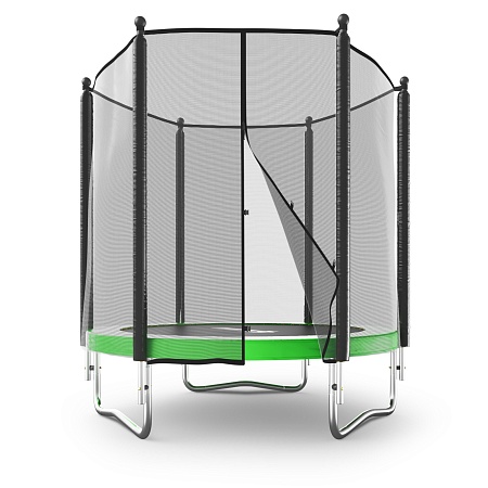 Батут UNIX Line Simple 6 ft (183 см) с внешней защитной сеткой, зеленый