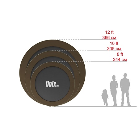 Батут UNIX line Black&Brown 8 ft (inside) Батут UNIX line Black&Brown 8 ft (inside)