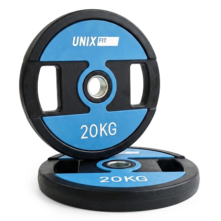 Диск уретановый c хватом UNIX Fit PRO 20 кг, 51 мм, 1 шт. Диск уретановый c хватом UNIX Fit PRO 20 кг, 51 мм, 1 шт.