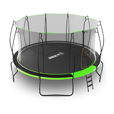 Батут UNIX Line НЛО / UFO 14 ft (427 см) зеленый Батут UNIX Line НЛО / UFO 14 ft (427 см) зеленый