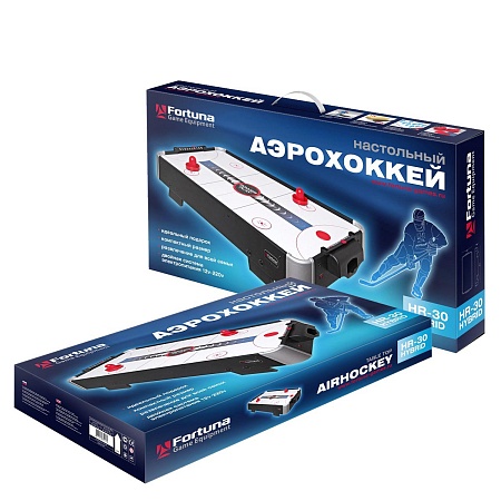 Аэрохоккей Fortuna HR-30 Power Play Hybrid настольный 86х43х15см Аэрохоккей Fortuna HR-30 Power Play Hybrid настольный 86х43х15см