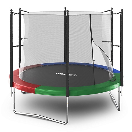 Батут UNIX Line Simple 10 ft (305 см) с внутренней защитной сеткой, цветной Батут UNIX Line Simple 10 ft (305 см) с внутренней защитной сеткой, цветной