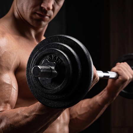 Набор гантелей и штанга UNIX Fit в кейсе 50 кг Набор гантелей и штанга UNIX Fit в кейсе 50 кг