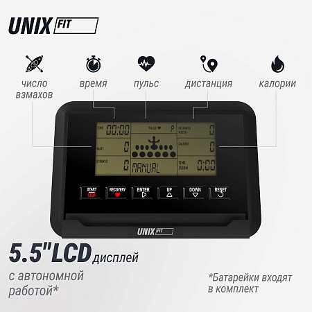 Гребной тренажер UNIX Fit механическая нагрузка / Techno Rower 410 Гребной тренажер UNIX Fit механическая нагрузка / Techno Rower 410