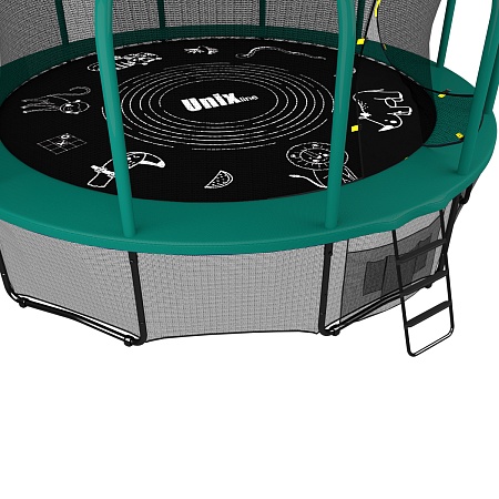 Батут UNIX line SUPREME GAME 16 ft (green) Батут UNIX line SUPREME GAME 16 ft (green)
