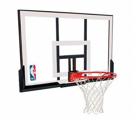 Баскетбольный мобильный щит Spalding 44 NBA Combo Polycarbonate