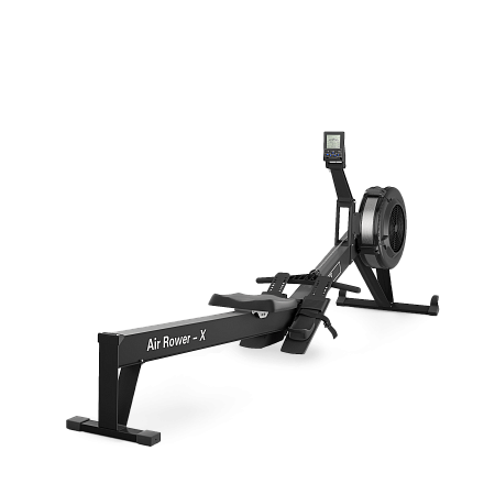 Гребной тренажер UNIX Fit аэродинамическая нагрузка / Air Rower-X черный