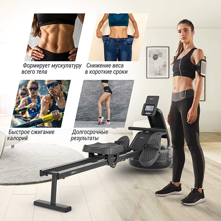 Гребной тренажер UNIX Fit водный / Water Rower 340 Гребной тренажер UNIX Fit водный / Water Rower 340