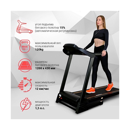 Электрическая беговая дорожка Everyfit K243E