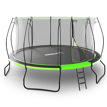 Батут UNIX Line НЛО / UFO 14 ft (427 см) зеленый Батут UNIX Line НЛО / UFO 14 ft (427 см) зеленый