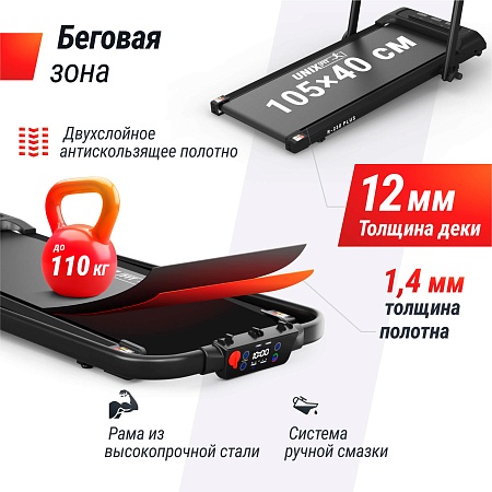 Беговая дорожка UNIX Fit R-230 Плюс / Plus Беговая дорожка UNIX Fit R-230 Плюс / Plus