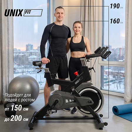 Велотренажер Спин-байк UNIX Fit SB-500 черный Велотренажер Спин-байк UNIX Fit SB-500 черный