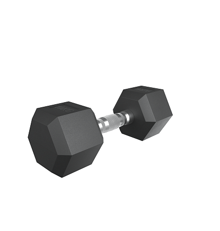 Гантель гексагональная UNIX Fit обрезиненная 10 кг / шт.