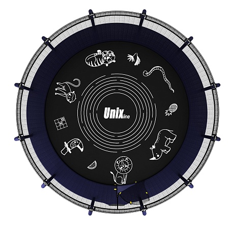 Батут UNIX line SUPREME GAME 16 ft (blue) Батут UNIX line SUPREME GAME 16 ft (blue)