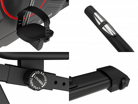 Горизонтальный велотренажер UNIXFIT BR-390Е Горизонтальный велотренажер UNIXFIT BR-390Е