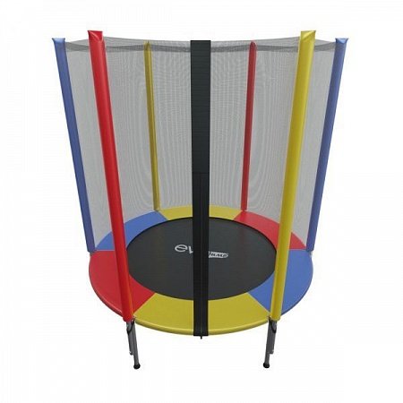 Детский батут с внешней сеткой EVO JUMP 4,5ft (140см) COLOR