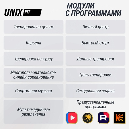 Беговая дорожка UNIX Fit T-1520 PRO (21" TFT) Беговая дорожка UNIX Fit T-1520 PRO (21" TFT)