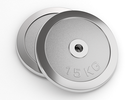 Диск хромированный UNIX Fit 15 кг / 25 мм Диск хромированный UNIX Fit 15 кг / 25 мм